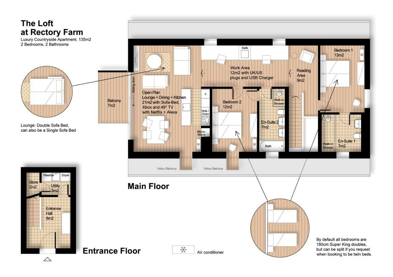 Вилла The Loft : Luxury Countryside Retreat For Family & Friends Clipston  Экстерьер фото